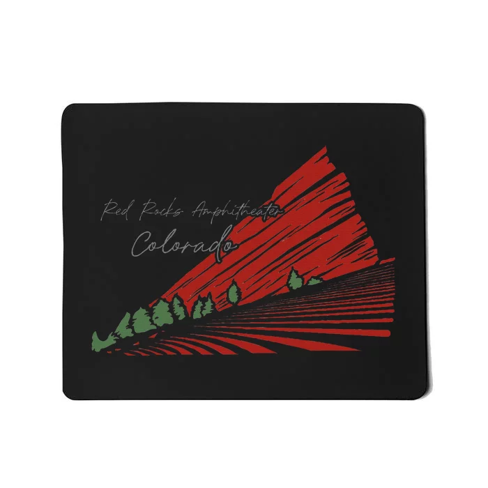 Red Rocks Amphitheater Colorado Mousepad