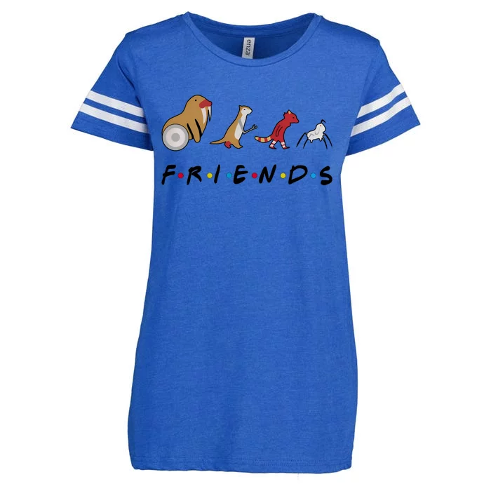 Rocket Raccoon And Friends Movie Comics Rocket Fan Enza Ladies Jersey Football T-Shirt