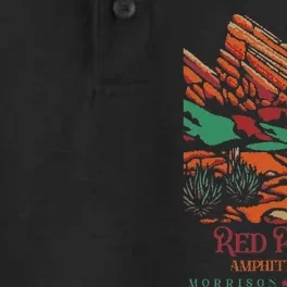 Red Rocks Amphitheater Morrison Colorado Poster Art Dry Zone Grid Performance Polo