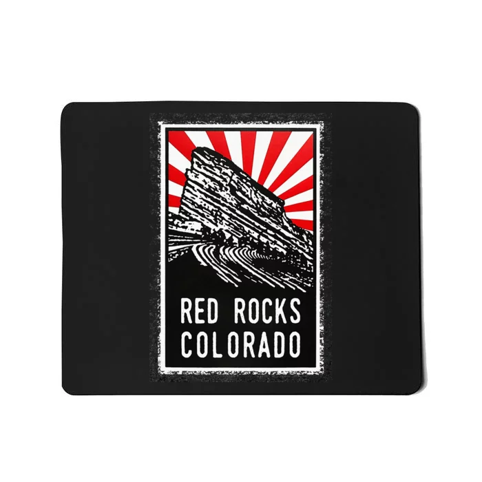 Red Rocks Amphitheater Colorado Poster Mousepad