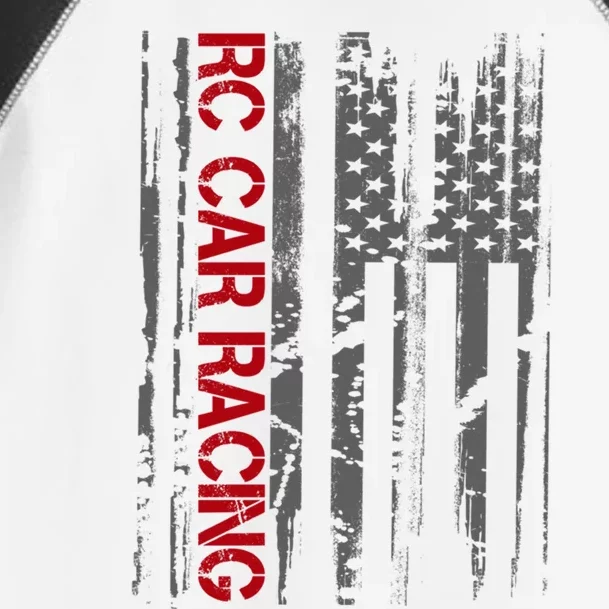 Rc Racing American Flag Remote Radio Controlled Rc Car Funny Gift Toddler Fine Jersey T-Shirt