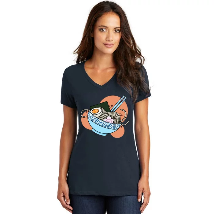 Ramen! Women's V-Neck T-Shirt