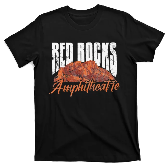 Red Rocks Amphitheatre Morrison Colorado Concerts Distressed T-Shirt