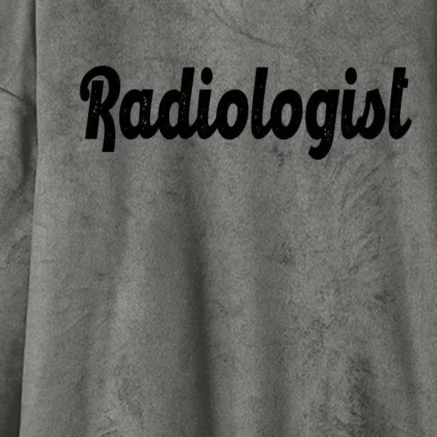 Radiologist Hooded Wearable Blanket