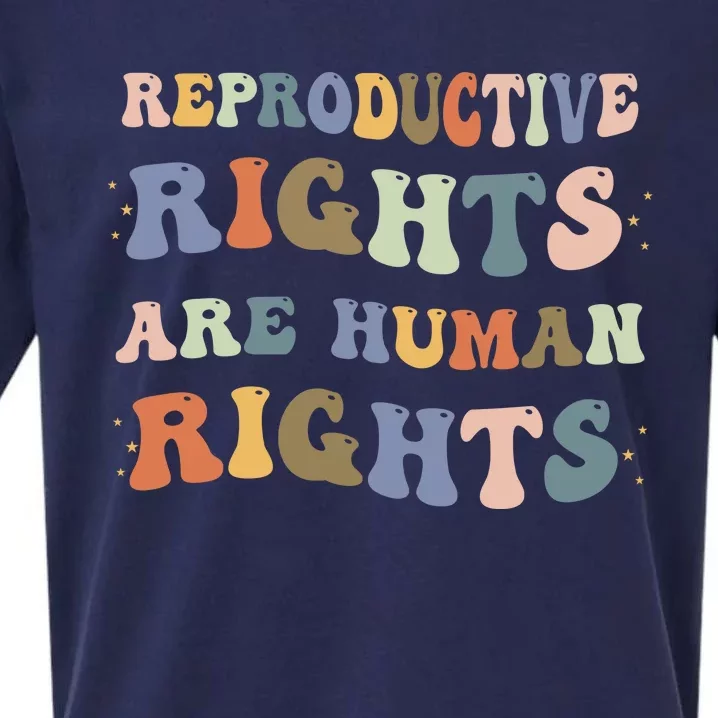 Reproductive Rights Are Human Rights Pro Choice Feminist Sueded Cloud Jersey T-Shirt