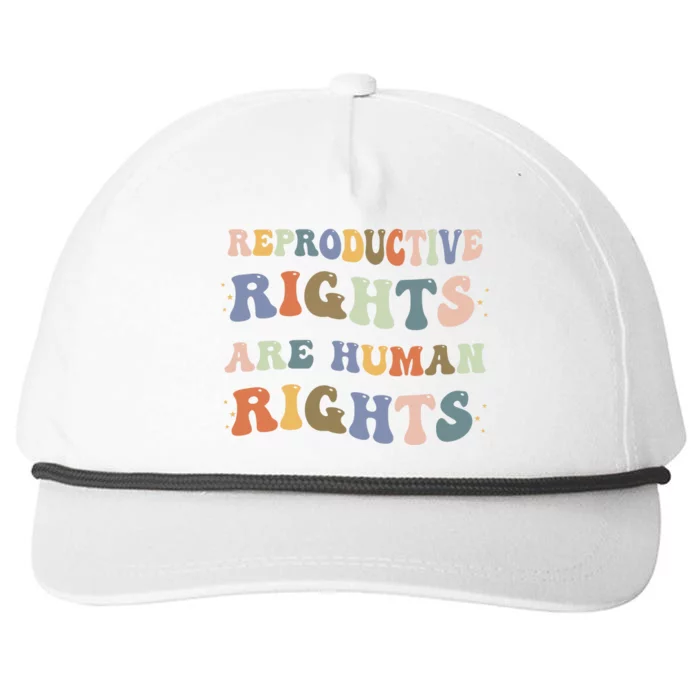 Reproductive Rights Are Human Rights Pro Choice Feminist Snapback Five-Panel Rope Hat