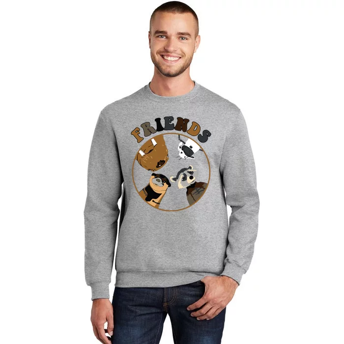 Rocket Raccoon And Friends Tall Sweatshirt