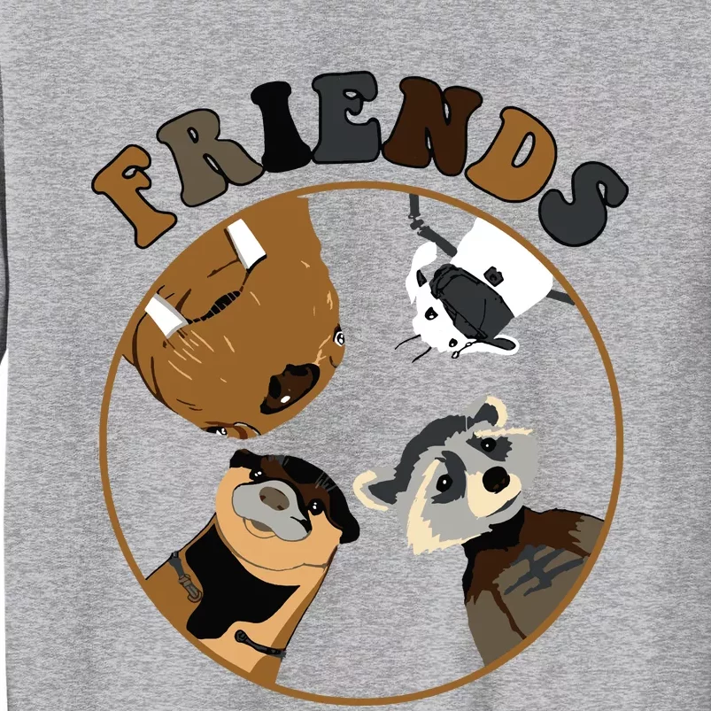 Rocket Raccoon And Friends Tall Sweatshirt