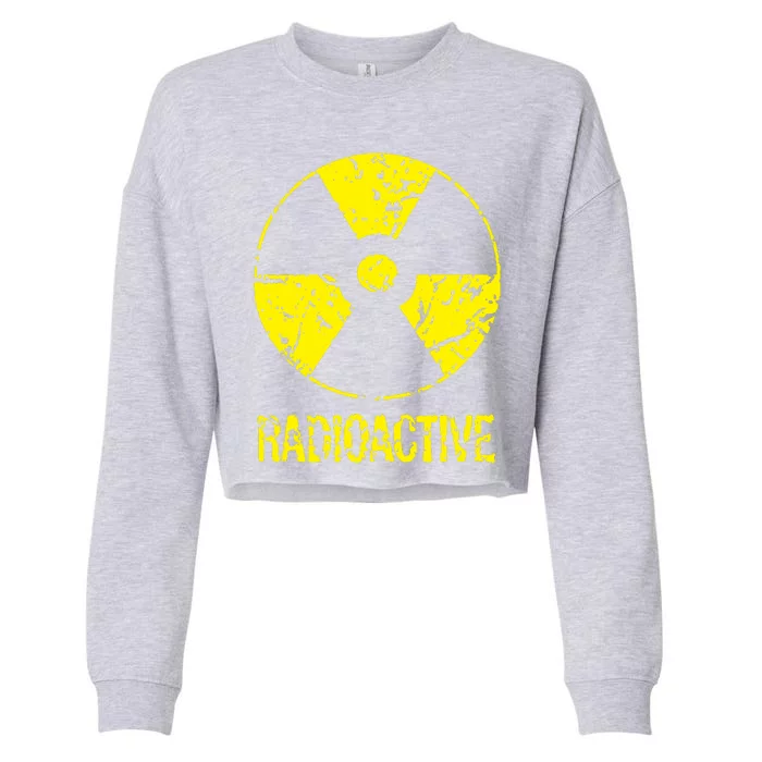 Radioactive Cropped Pullover Crew