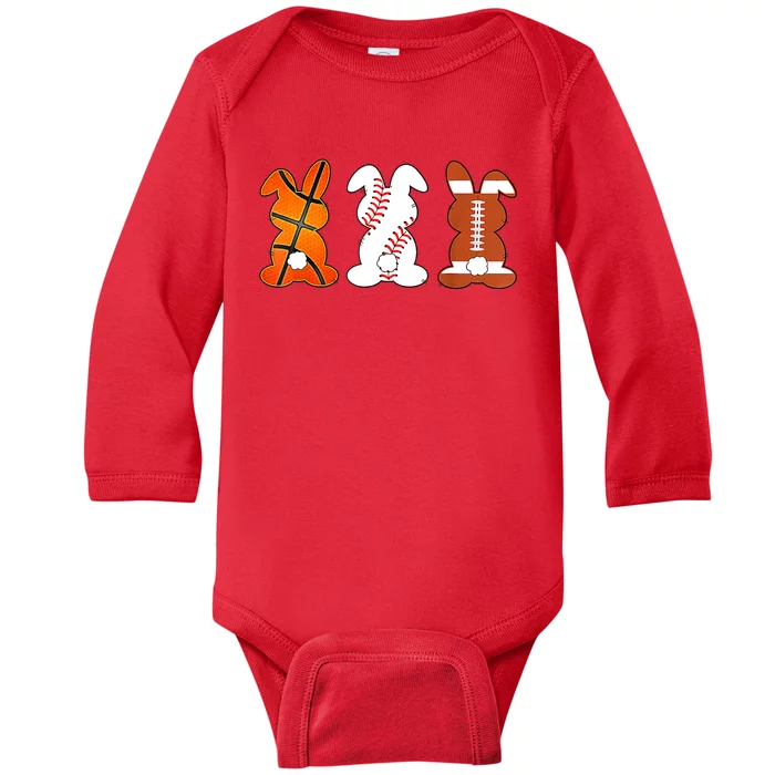 Rabbits Baby Long Sleeve Bodysuit