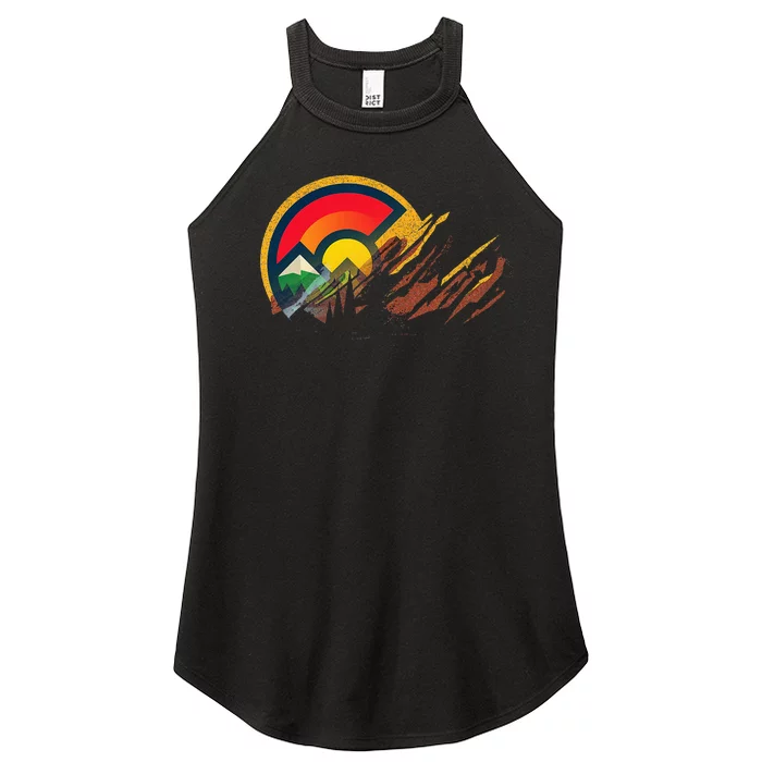 Red Rocks Amphitheater Colorado State Flag Women’s Perfect Tri Rocker Tank