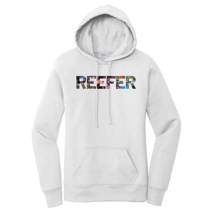 Reefer Reef Aquarium Coral Fish Tank Aquarist Women's Pullover Hoodie