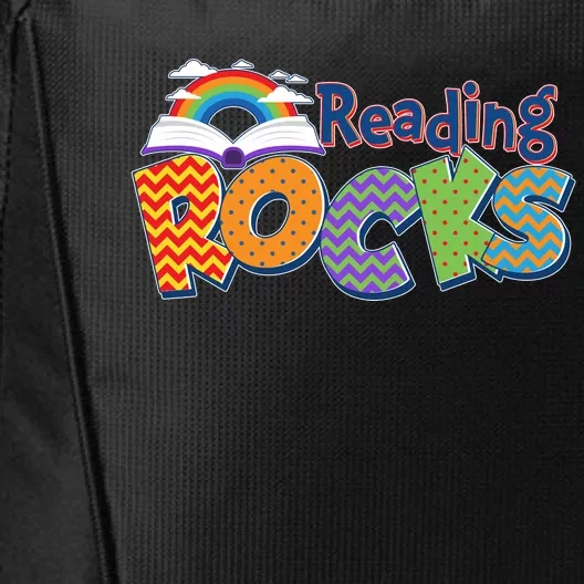 Reading Rocks Book Lover Reading Fan City Backpack