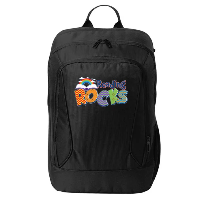 Reading Rocks Book Lover Reading Fan City Backpack