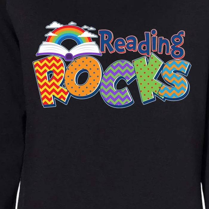 Reading Rocks Book Lover Reading Fan Womens California Wash Sweatshirt