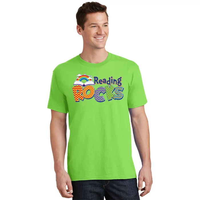 Reading Rocks Book Lover Reading Fan T-Shirt