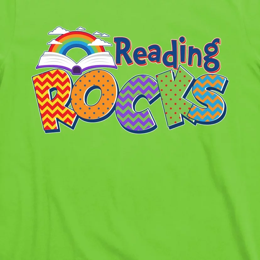 Reading Rocks Book Lover Reading Fan T-Shirt