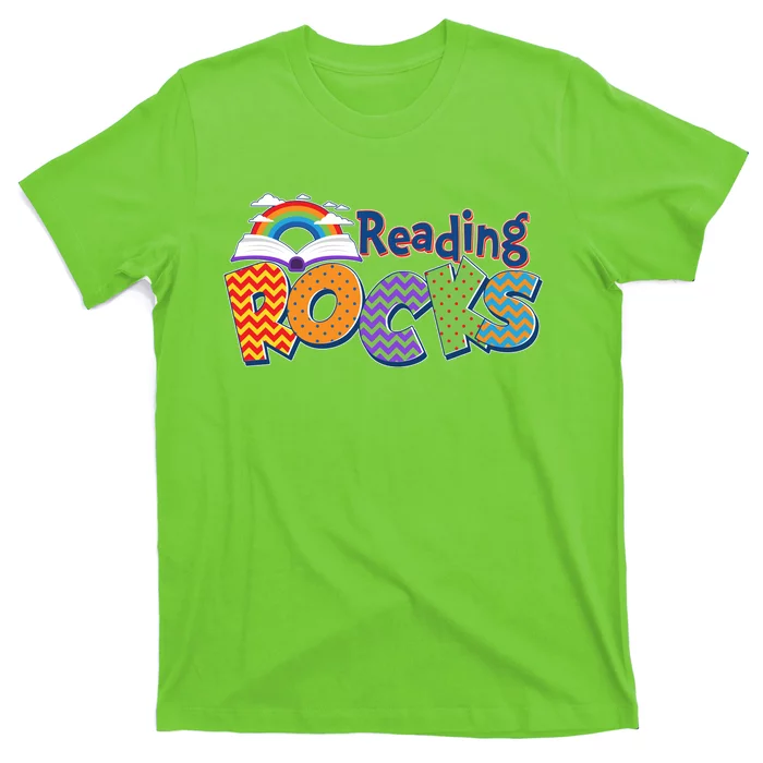 Reading Rocks Book Lover Reading Fan T-Shirt