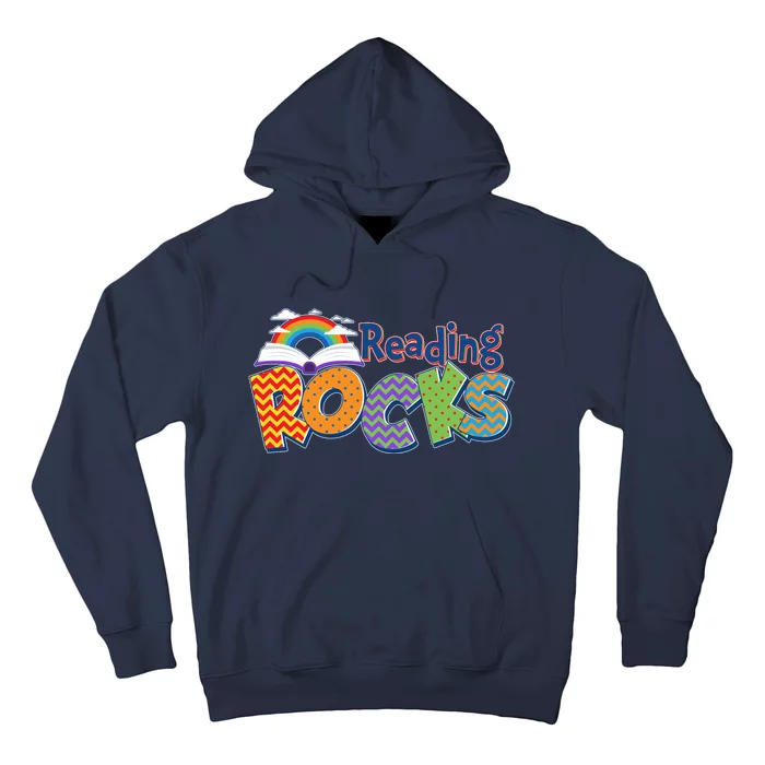 Reading Rocks Book Lover Reading Fan Hoodie