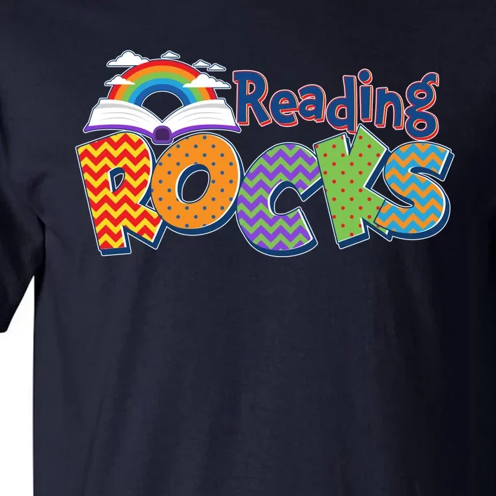 Reading Rocks Book Lover Reading Fan Tall T-Shirt