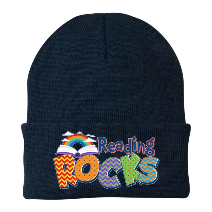 Reading Rocks Book Lover Reading Fan Knit Cap Winter Beanie