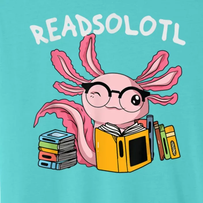 Readsolotl Read Books Lover Axolotl ChromaSoft Performance T-Shirt