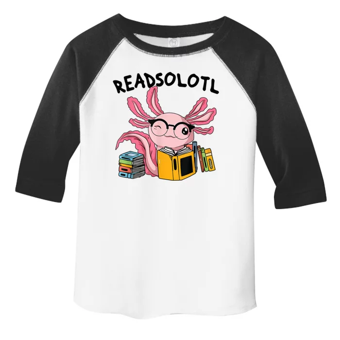 Readsolotl Read Books Lover Axolotl Toddler Fine Jersey T-Shirt