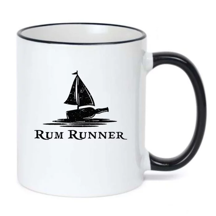 Rum Runner Bottle Ship Why Is The Rum Always Gone Funny Black Color Changing Mug