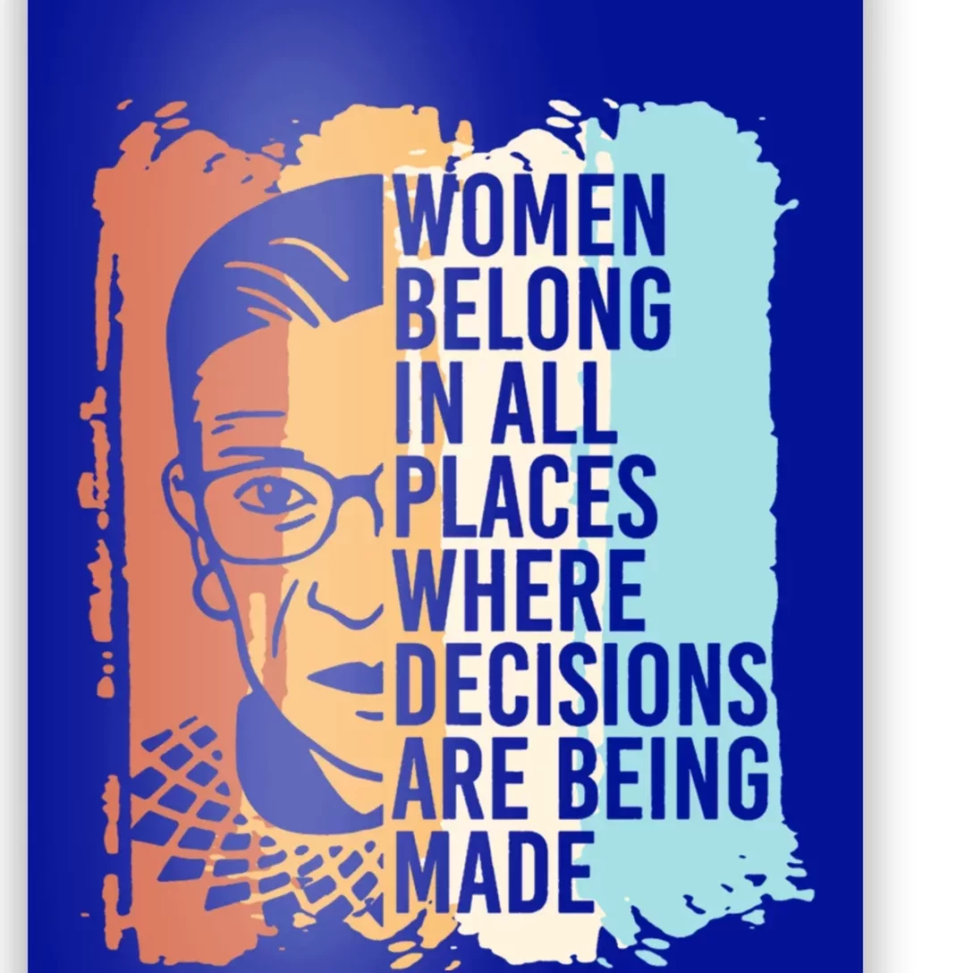 Rbg Ruth Bader Ginsburg Feminist Political Gift Poster