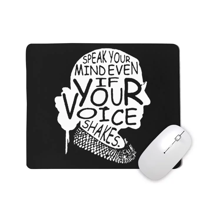 Rbg Ruth Bader Ginsburg Feminist Political Gift Mousepad