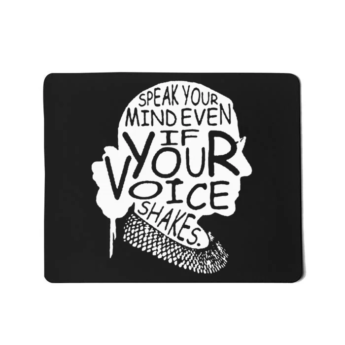 Rbg Ruth Bader Ginsburg Feminist Political Gift Mousepad