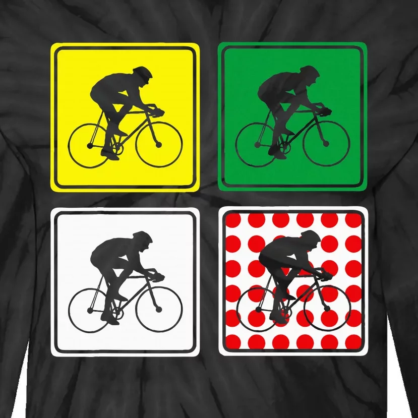 Racing Road Bike Jersey Bicycle Cycling Race Street Biking Tie-Dye Long Sleeve Shirt