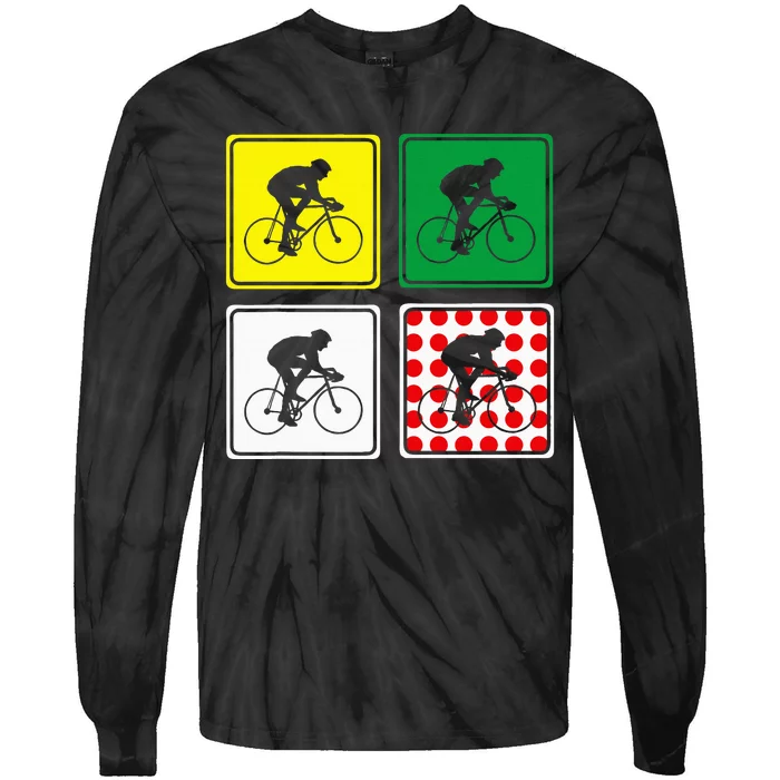 Racing Road Bike Jersey Bicycle Cycling Race Street Biking Tie-Dye Long Sleeve Shirt