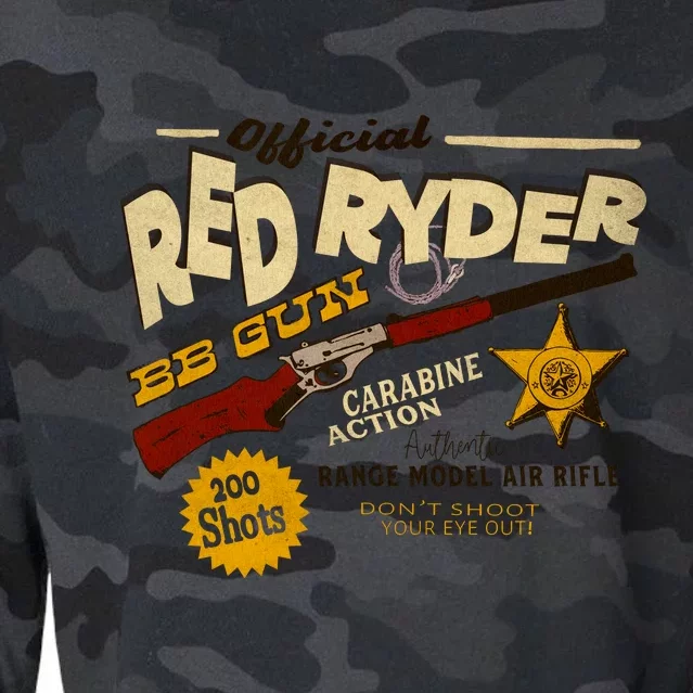 Red Ryder Bb Guns Cropped Pullover Crew