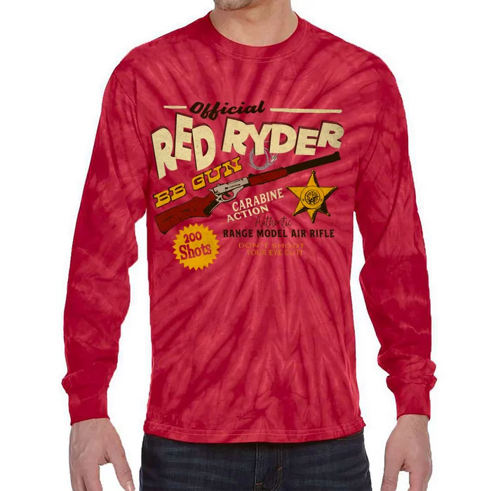 Red Ryder Bb Guns Tie-Dye Long Sleeve Shirt