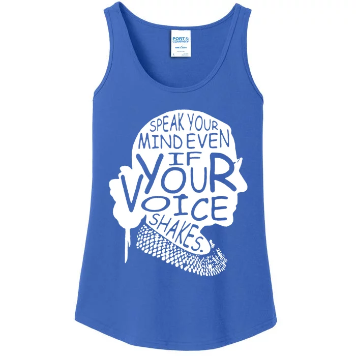 Rbg Ruth Bader Ginsburg Feminist Political Gift Cool Gift Ladies Essential Tank