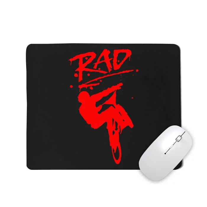 Rad Radical Bmx Bike Redesign Graffiti Gnarly Awesome Mousepad