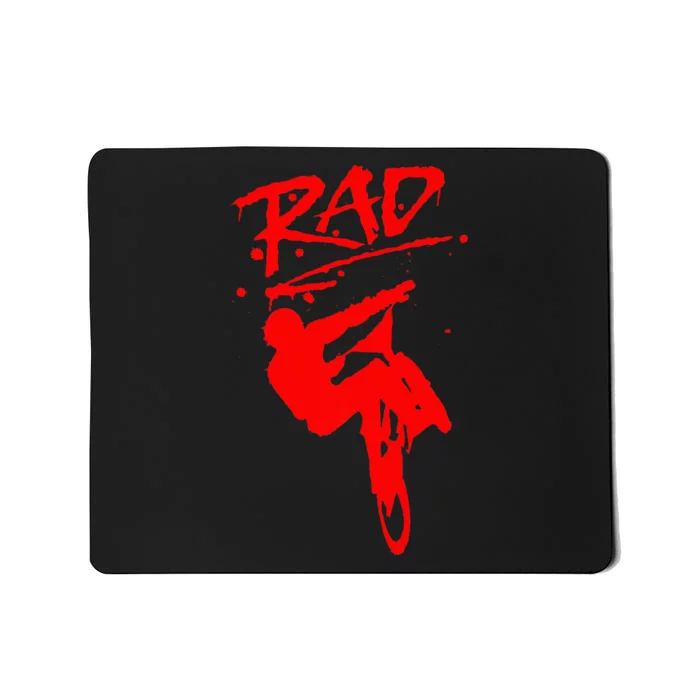 Rad Radical Bmx Bike Redesign Graffiti Gnarly Awesome Mousepad