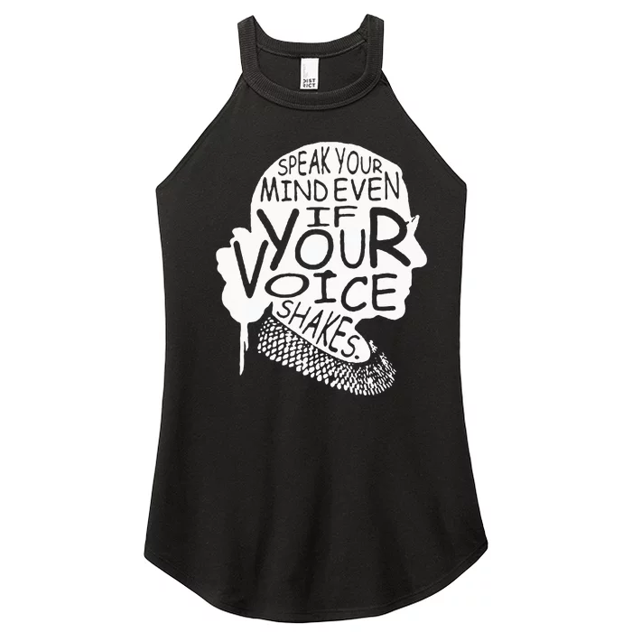 RBG Ruth Bader Ginsburg Feminist Political Gift Women’s Perfect Tri Rocker Tank