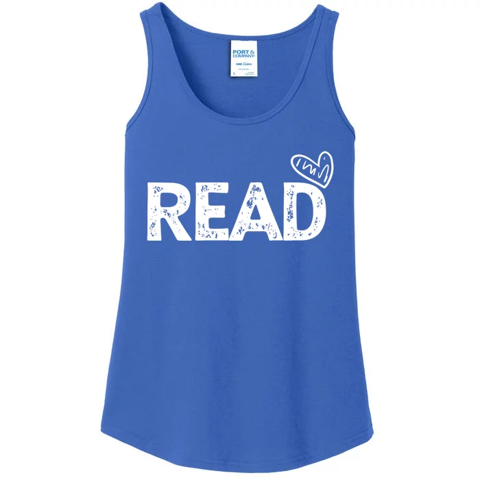 Read Reader Book Reading English Teacher Gift Ladies Essential Tank