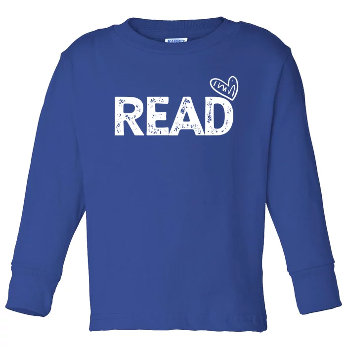 Read Reader Book Reading English Teacher Gift Toddler Long Sleeve Shirt