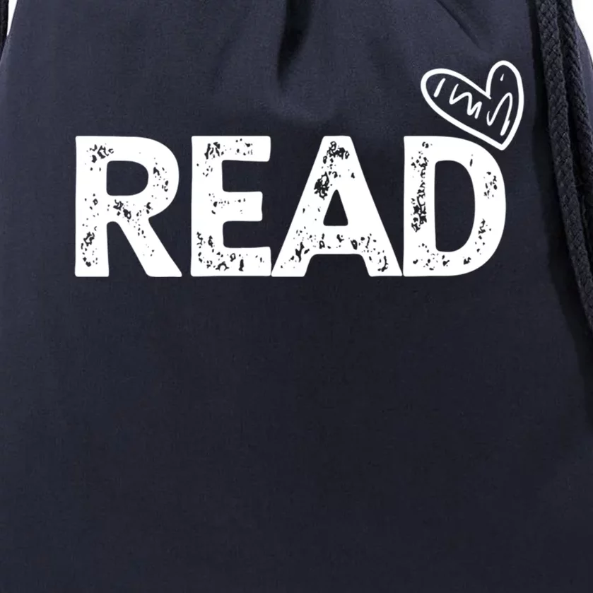 Read Reader Book Reading English Teacher Gift Drawstring Bag