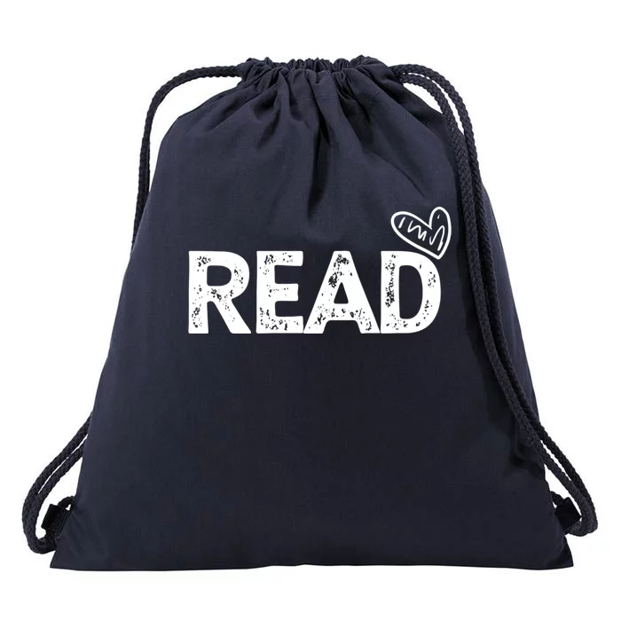 Read Reader Book Reading English Teacher Gift Drawstring Bag