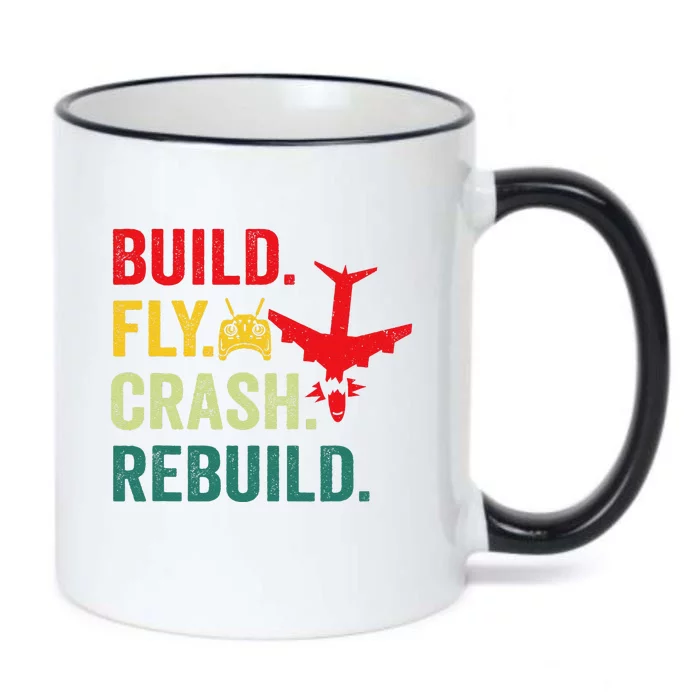 Radio Remote Control Flying Airplane Aircraft Rc Plane Pilot Black Color Changing Mug