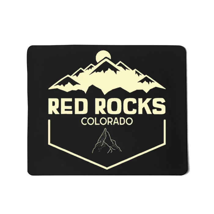 Red Rocks Colorado Beautiful Rocky Mountains Mousepad