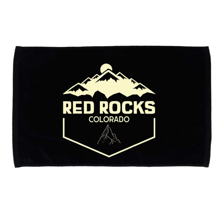 Red Rocks Colorado Beautiful Rocky Mountains Microfiber Hand Towel