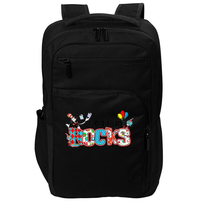 Reading Rocks Cat In Hat Impact Tech Backpack