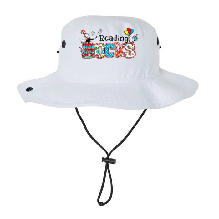 Reading Rocks Cat In Hat Legacy Cool Fit Booney Bucket Hat