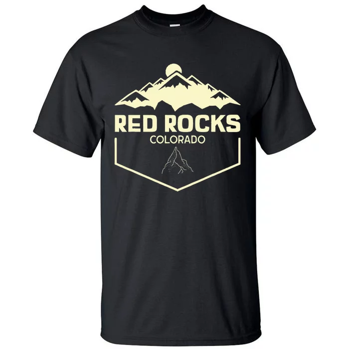 Red Rocks Colorado Beautiful Rocky Mountains Tall T-Shirt