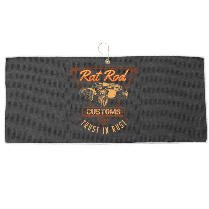 Rat Rod Customs Vintage Large Microfiber Waffle Golf Towel